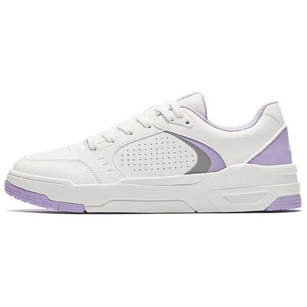 Кроссовки ANTA Skateboarding Shoes Women's Low-top White/Purple, фиолетовый