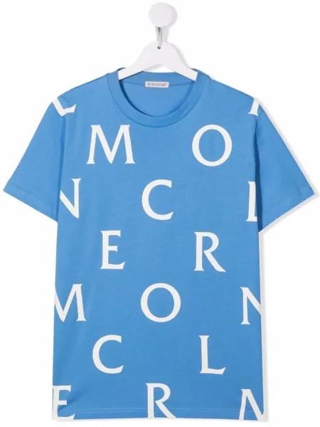 Moncler Enfant all-over logo-print T-shirt