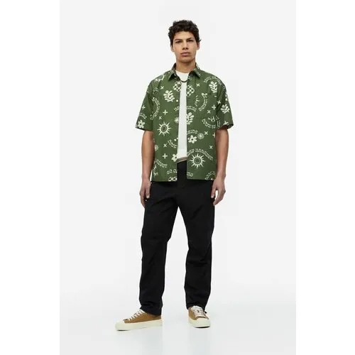 Брюки карго H&M, размер M, черный