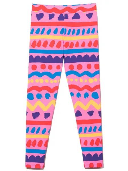 Stella McCartney Kids легинсы с абстрактным принтом
