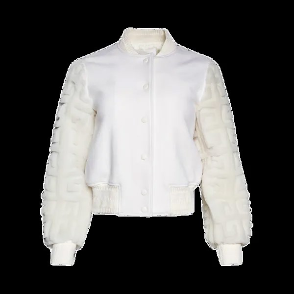 Куртка Givenchy Cropped Varsity 'White', белый