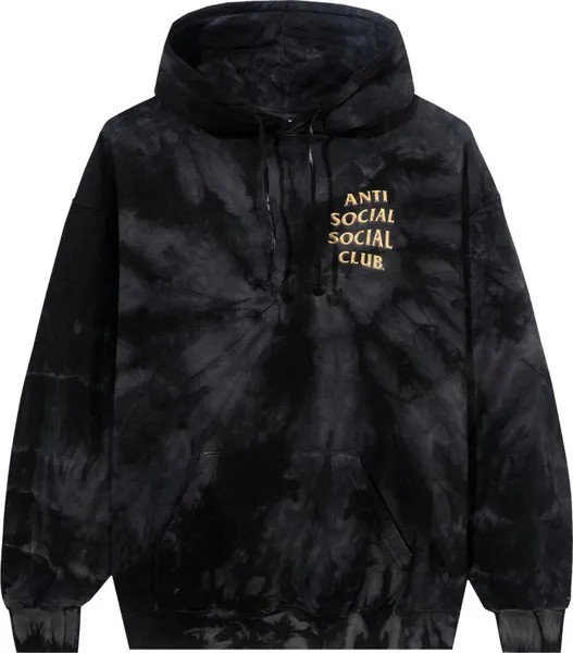 Худи Anti Social Social Club Effectionate Tie Dye Hoodie 'Black', черный