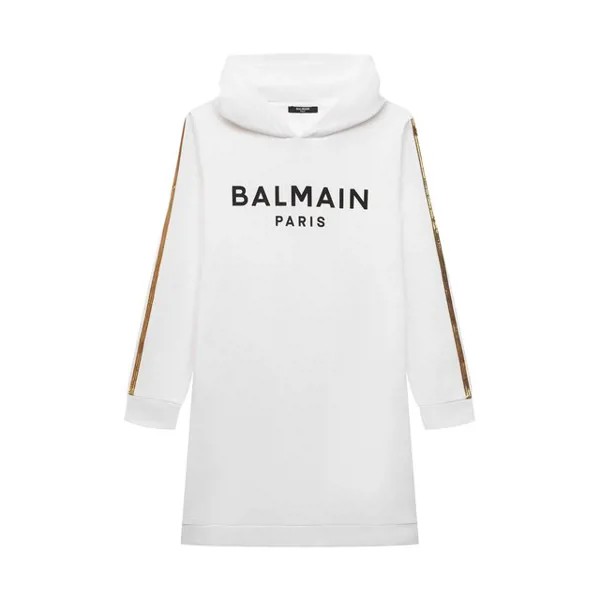 Хлопковое платье Balmain