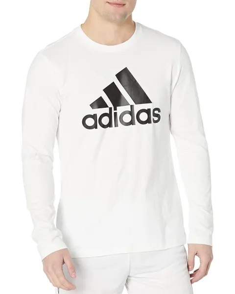 Футболка adidas Essentials Long Sleeve, белый