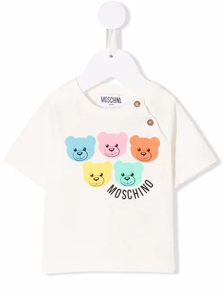 Moschino Kids футболка Teddy Bear