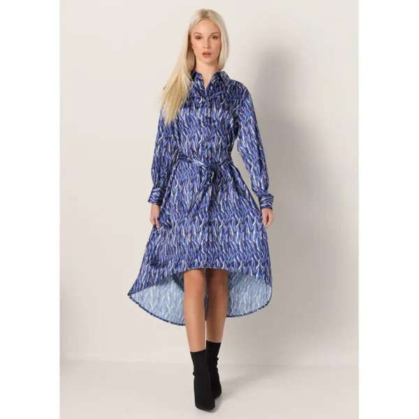 Платье Victorio & Lucchino Abstract Animal Midi, разноцветный