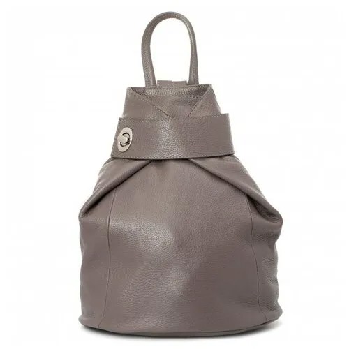 Сумка diva's bag, 14х34х34 см, коричневый/серый