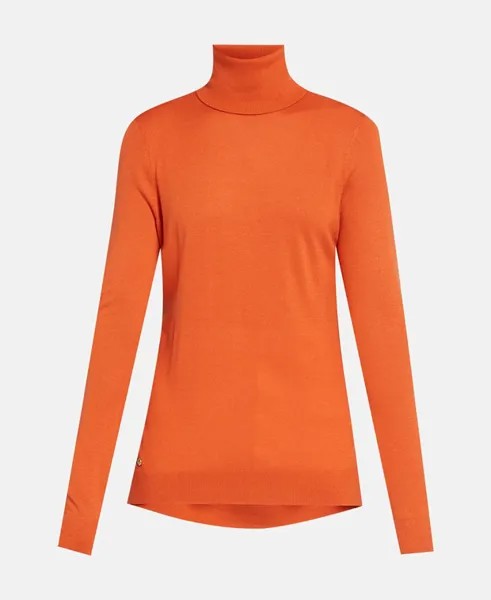 Пуловер с высоким воротником Lauren Ralph Lauren, оранжевый