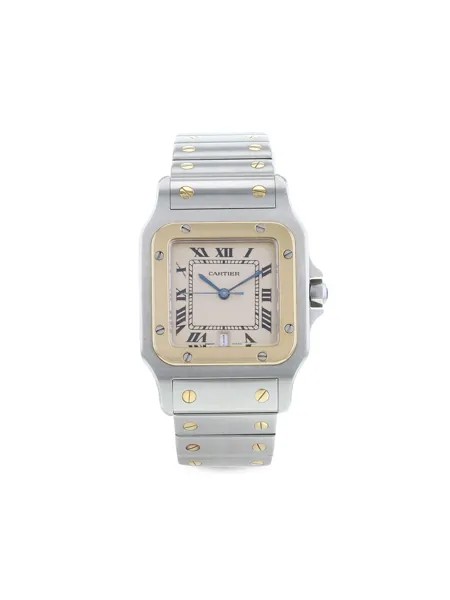 Cartier наручные часы Santos Galbée pre-owned 29 мм 1990-х годов