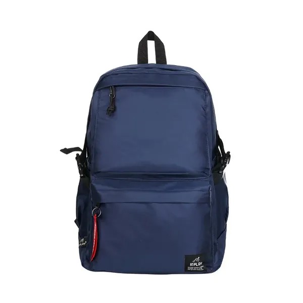 Рюкзак мужской Нейлоновый, вместительный Водонепроницаемый ранец для ноутбука 14 дюймов, модная однотонная сумка для студентов колледжа