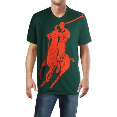 Мужская зеленая футболка с коротким рукавом и рисунком Polo Sport Ralph Lauren XXL BHFO 7961