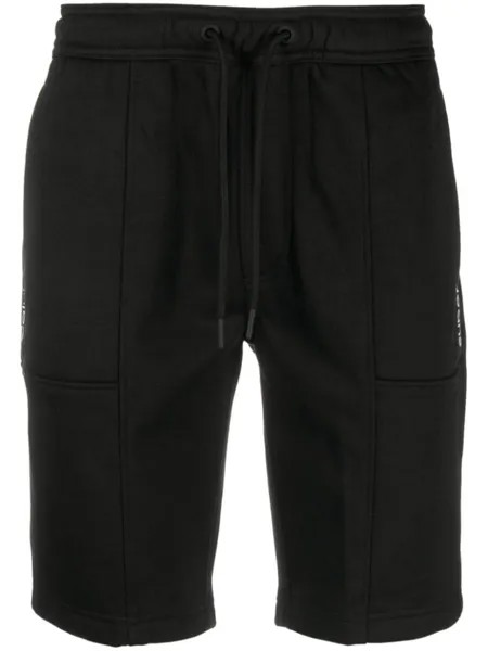 Calvin Klein Jeans спортивные брюки с кулиской и логотипом, черный