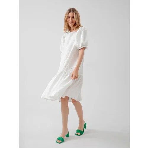 Платье Pompa, размер 44, белый
