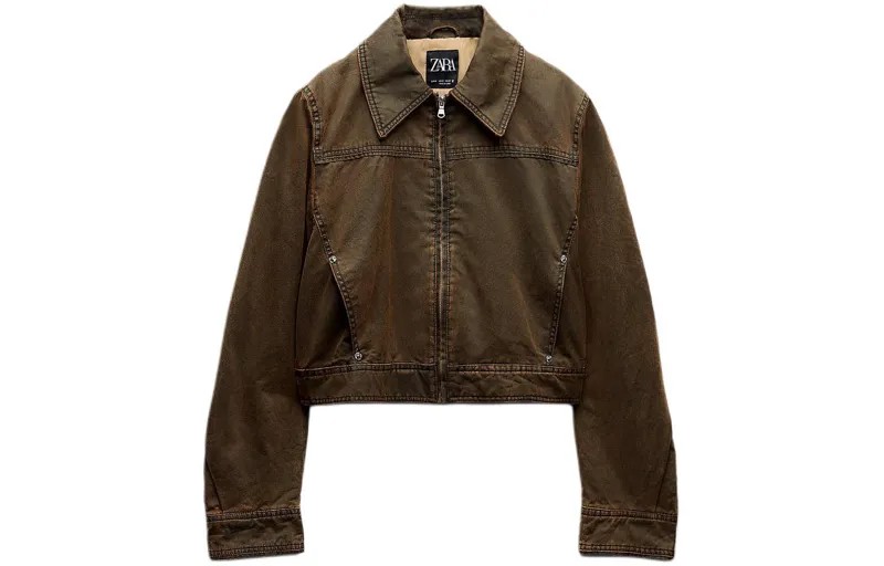 Куртка женская сигарного цвета Zara
