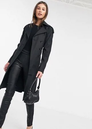 Тренч Fashion Union Tall-Черный