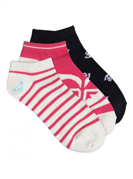 Носки женские упаковка из 3 пар ROXY Ankle Socks J Rouge Red