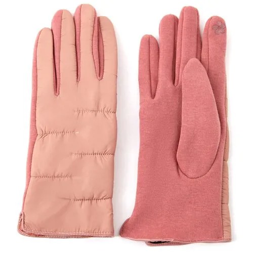 Перчатки женские Finn Flare, цвет: серо-розовый A20-11311_824, размер: 8