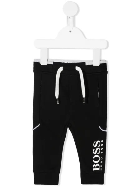 BOSS Kidswear спортивные брюки с логотипом