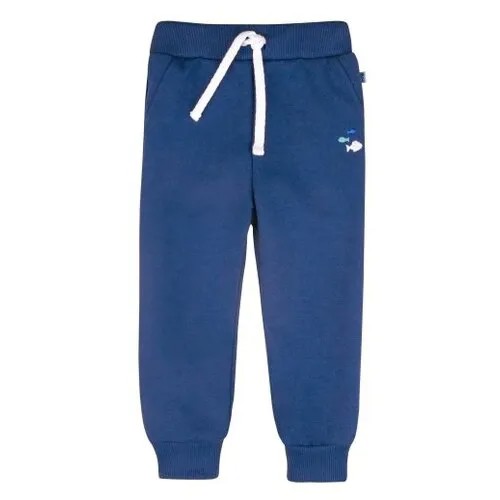 Спортивные брюки на шнуровке 486В21-461 Синий 80