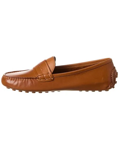 Кожаные лоферы Ferragamo Iside Salvatore Ferragamo, коричневый