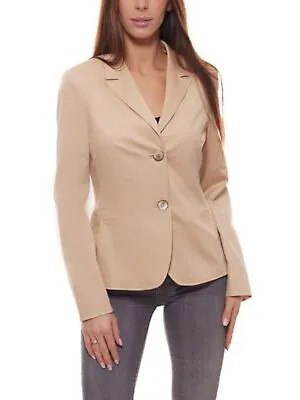Женский деловой пиджак BASLER бежевого цвета с длинными рукавами 14