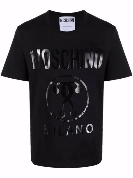 Moschino футболка с логотипом