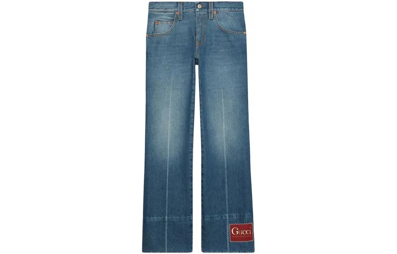 Мужские джинсы GUCCI, цвет Blue