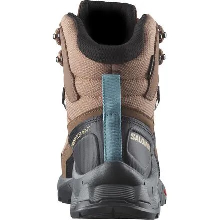 Походные ботинки Quest Element GTX женские Salomon, цвет Mocha Mousse/Pewter/Marine Blue