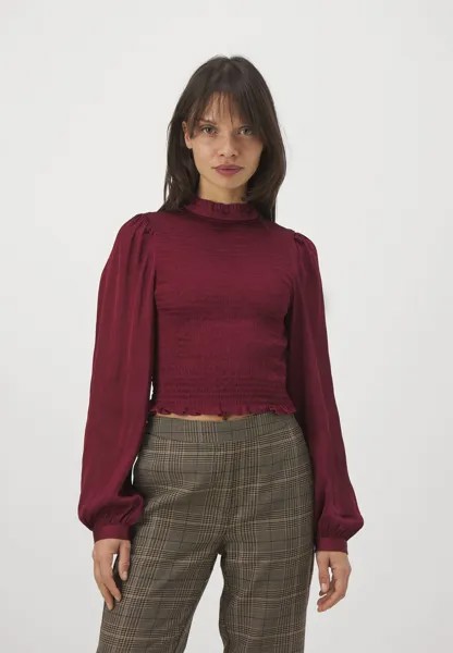 Широкая рубашка манга ONLY Petite ONLERICA SMOCK, цвет cabernet