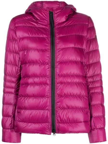 Canada Goose пуховик с логотипом, фиолетовый