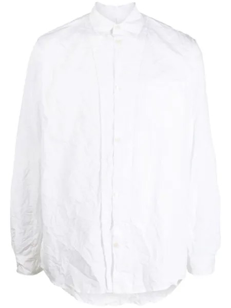 Undercover long-sleeve cotton shirt, белый