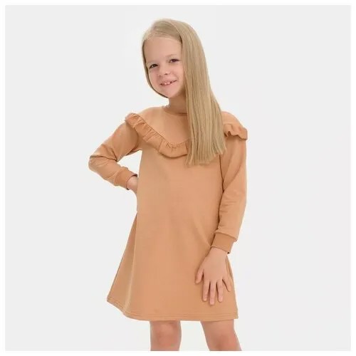 Платье Kaftan, размер 110/116, коричневый