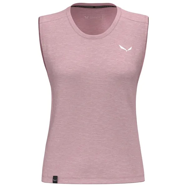 Рубашка из мериноса Salewa Women's Eagle Minilogo Alpine Merino Tank Top, цвет Zephyr