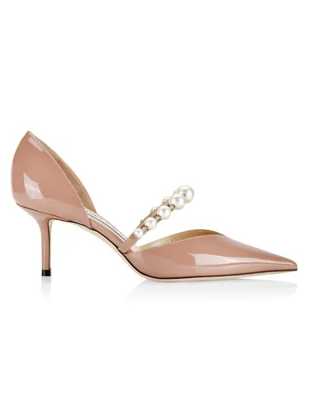 Лакированные туфли Aurelie 65MM D'Orsay Jimmy Choo, розовый
