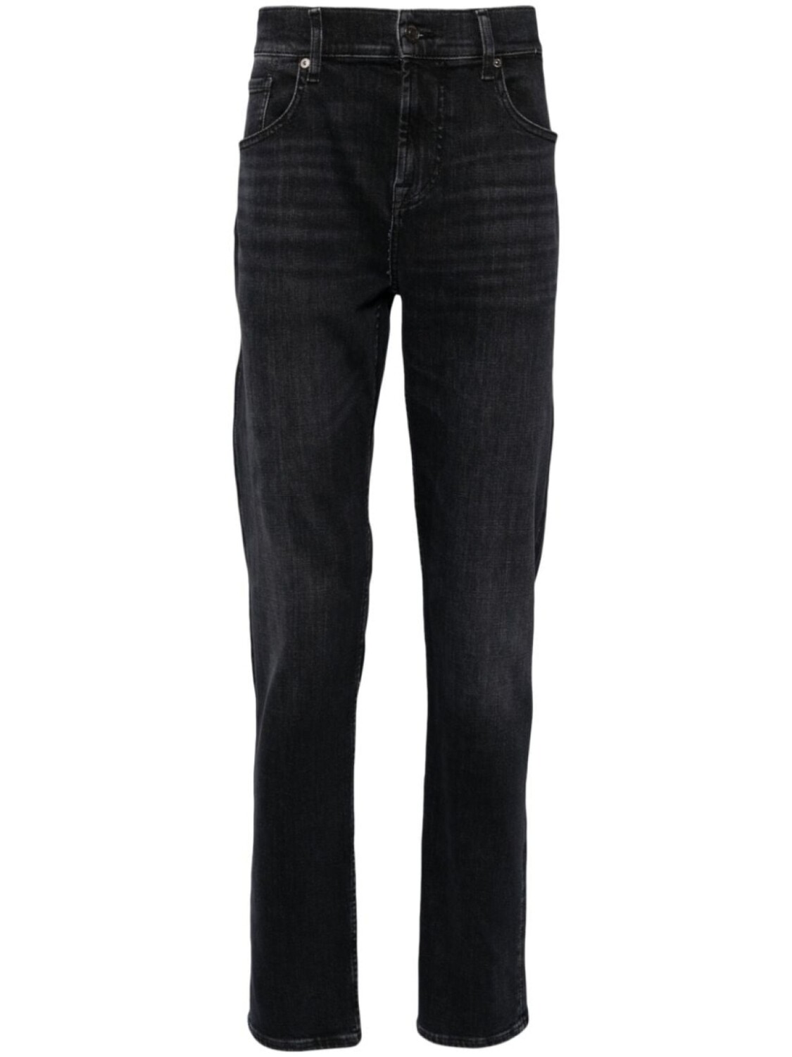 7 For All Mankind узкие джинсы, черный