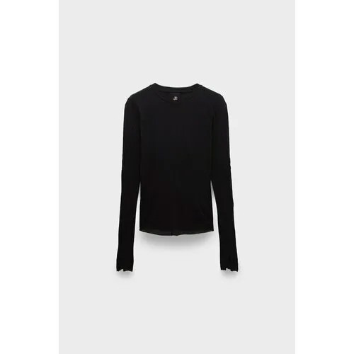Лонгслив thom/krom longsleeve w ts 541, размер 42, , чёрный