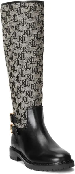 Сапоги Emelie Tall Boot LAUREN Ralph Lauren, цвет Black/Black/Black