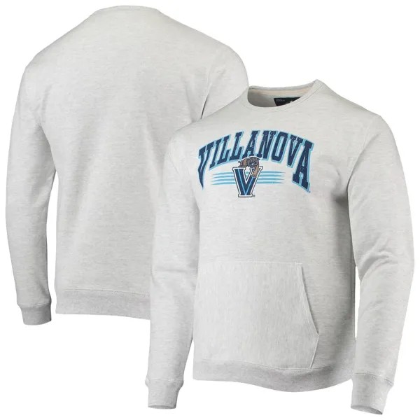 Мужская лига, студенческая одежда, серый пуловер с карманами Villanova Wildcats, пуловер с карманами