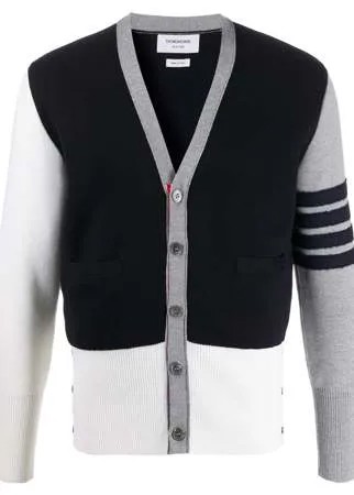 Thom Browne кардиган Fun-Mix Shetland с полосками 4-Bar
