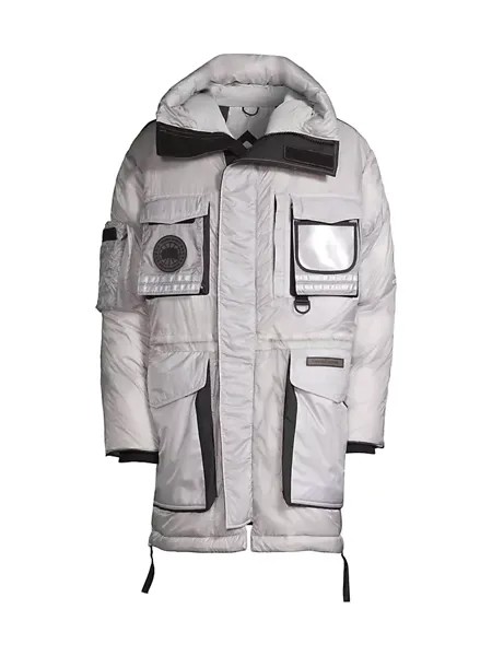 Пуховая парка X-Ray Snow Mantra Canada Goose, цвет silver birch