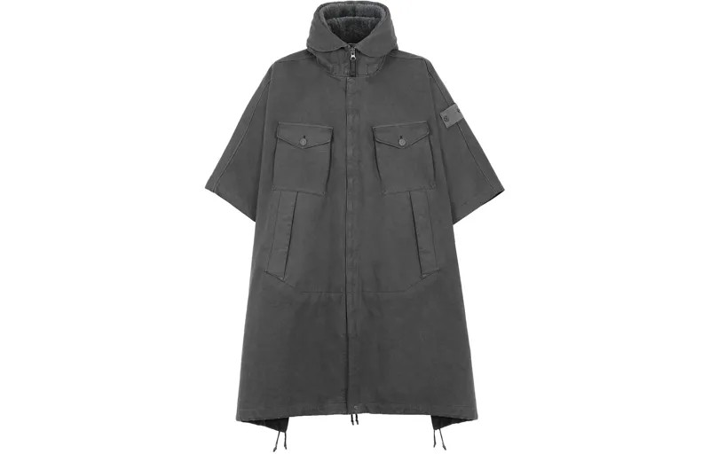 Плащ мужской серый Stone Island, серый