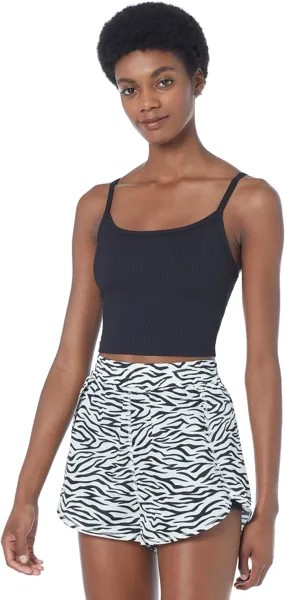 Топ YEAR OF OURS Ribbed Bralette Tank, черный