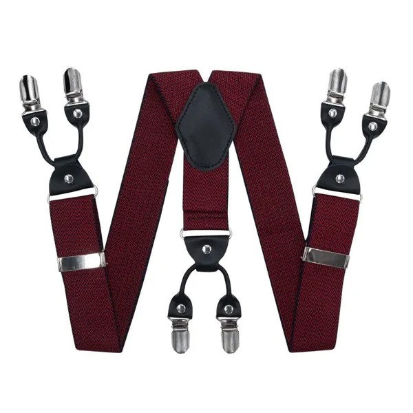 Подтяжки OTOKODESIGN 55137 бордовые