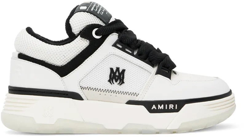 Бело-черные кроссовки MA-1 Amiri
