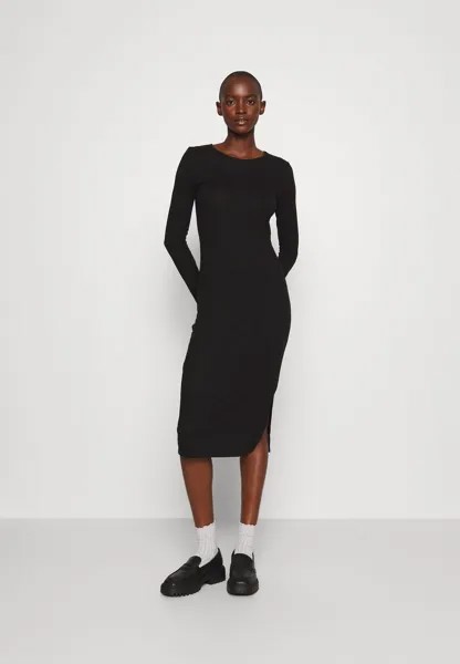 Неформальное платье Noisy May Tall NMCITY O-NECK MIDI DRESS TALL, черный