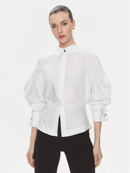 Рубашка стандартного кроя Elisabetta Franchi, белый
