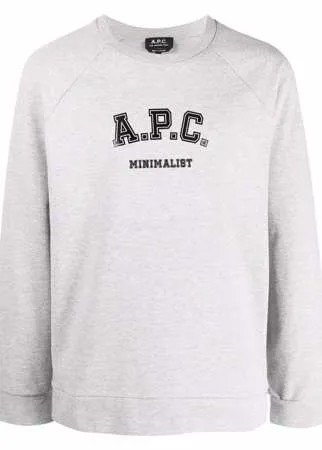 A.P.C. толстовка с логотипом