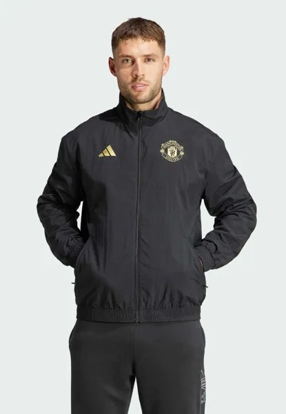 Куртка тренировочная MANCHESTER UNITED STONE ROSES adidas Performance, цвет black multicolor