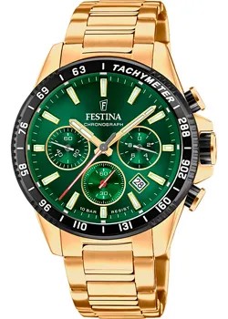 Fashion наручные  мужские часы Festina F20634.4. Коллекция Timeless Chronograph