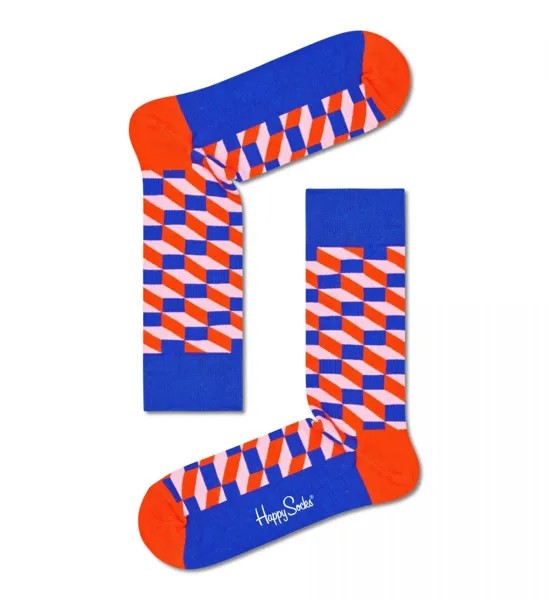 Носки унисекс Happy Socks FIO01 3300 разноцветные 25